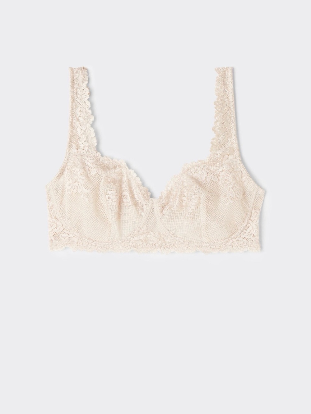 intimissimi Lace Underwire Bralette in Cream